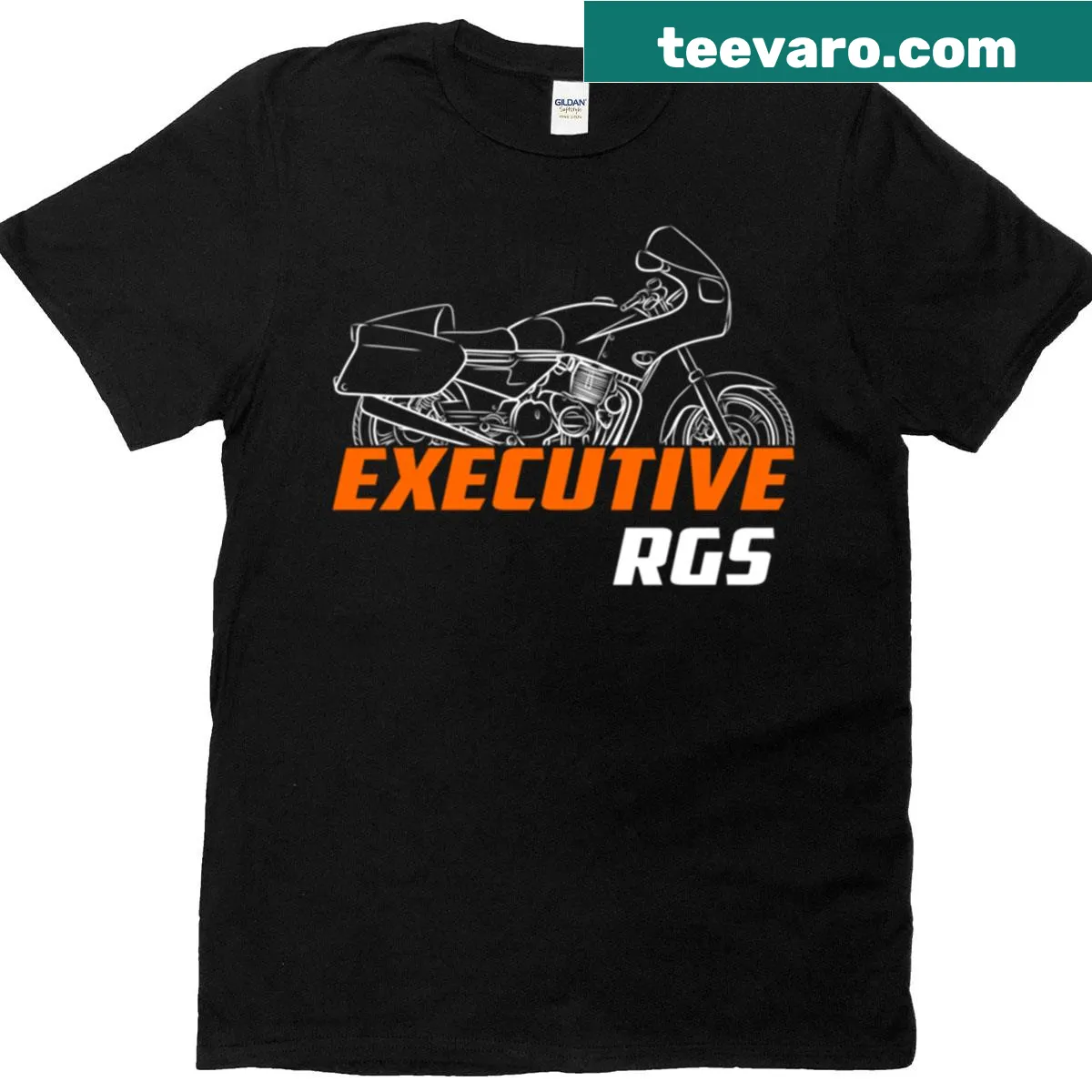 Laverda 1000 Rgs Executive motorcycle graphic T-shirt — on a men's t-shirt