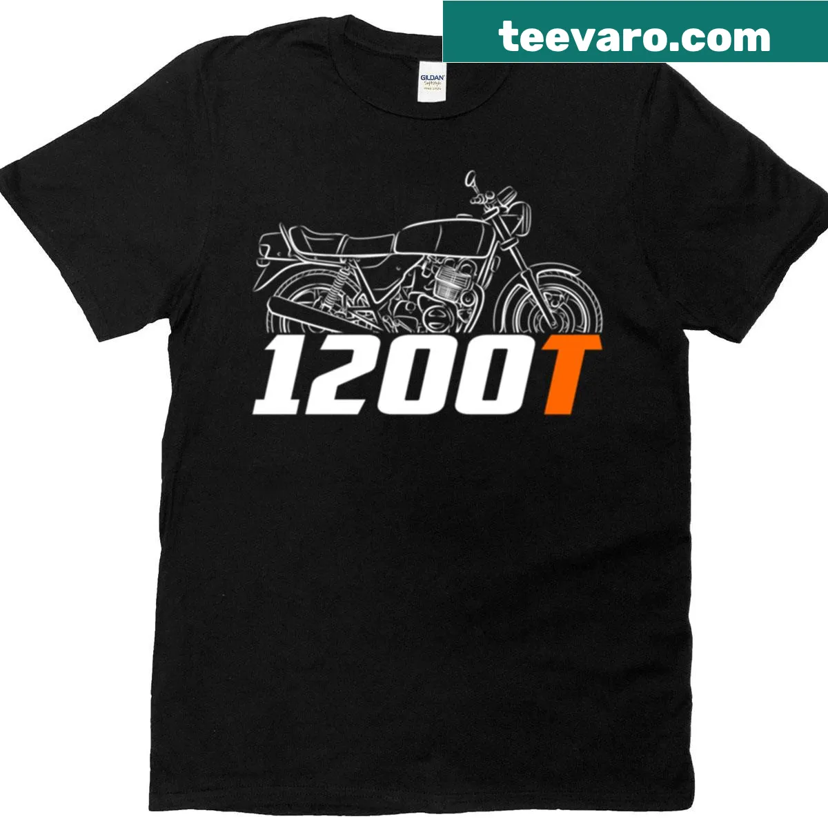 Laverda 1200t motorcycle graphic — on a men's t-shirt