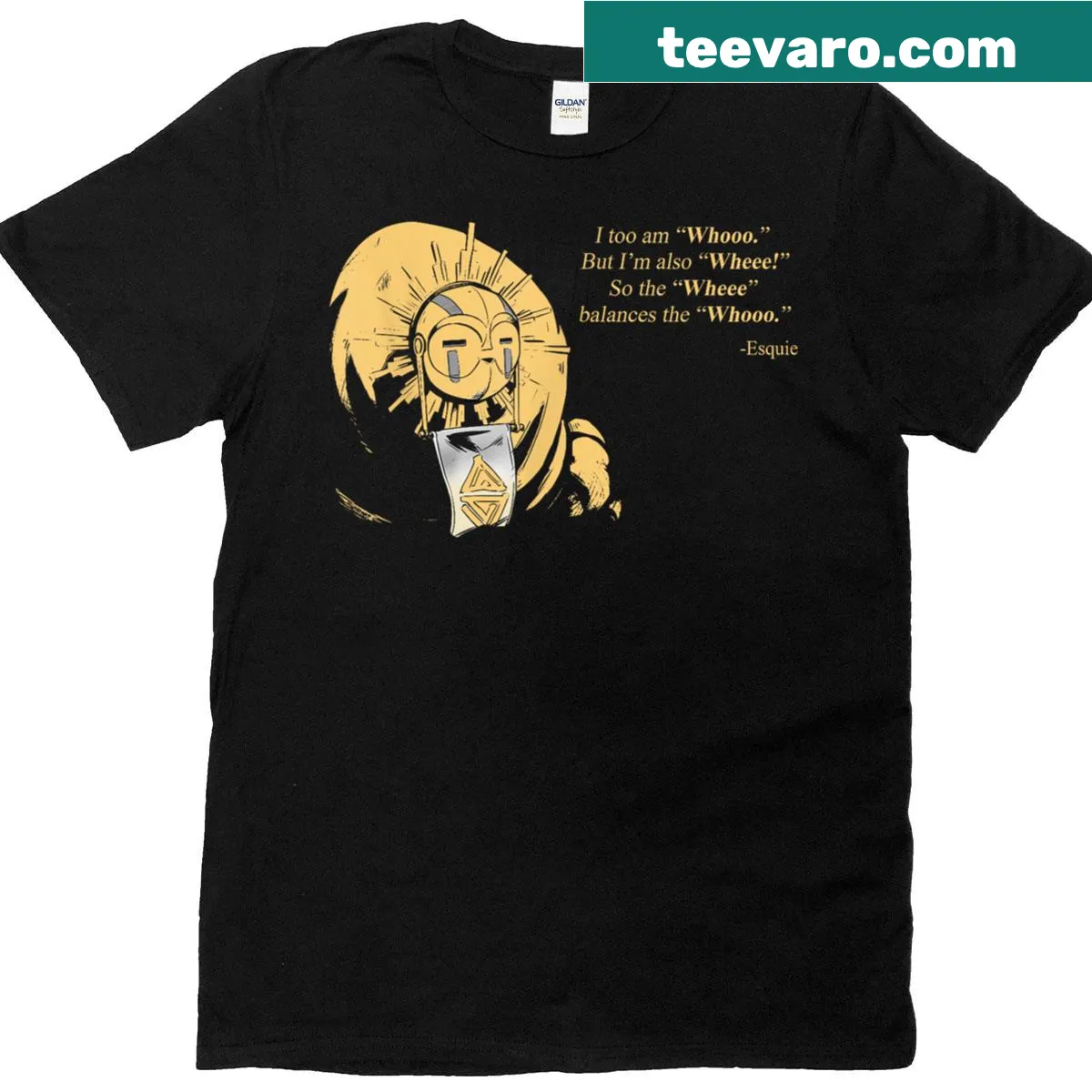 Whimsical gaming-themed T-shirt with a playful illustration — on a men's t-shirt