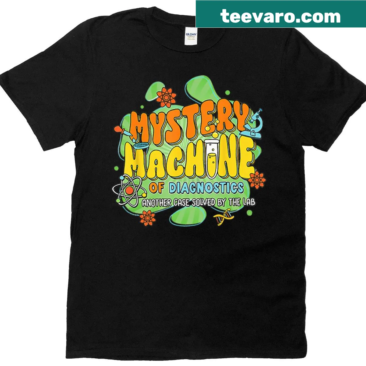 T-shirt celebrating medical lab tech students during Lab Week 2025. — on a men's t-shirt