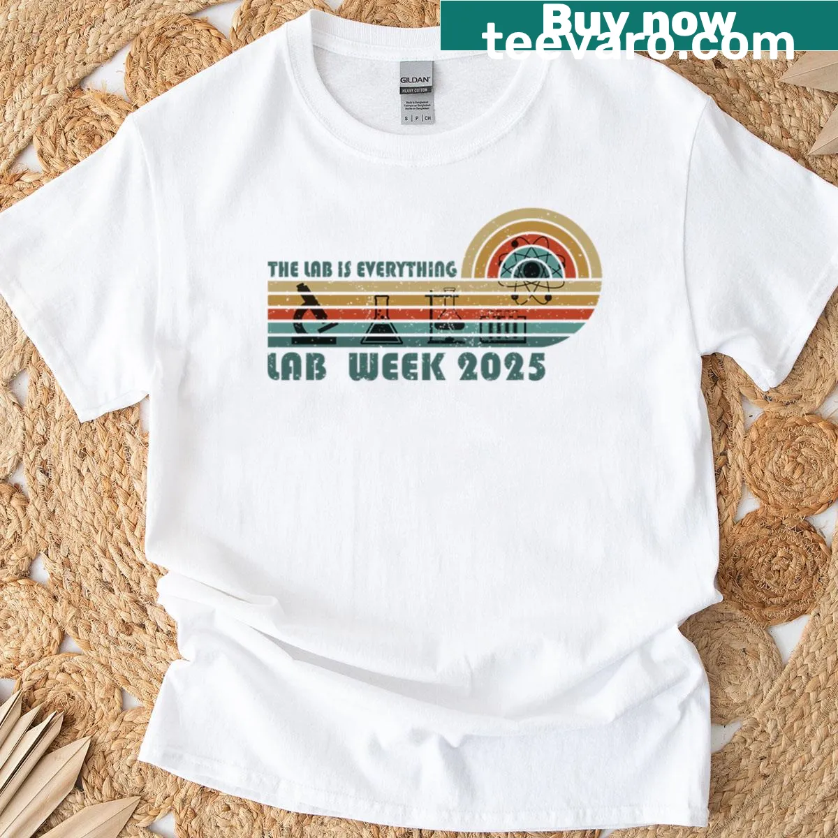 Medical Laboratory Professionals Week 2025 T-shirt for lab technicians — on a men's t-shirt