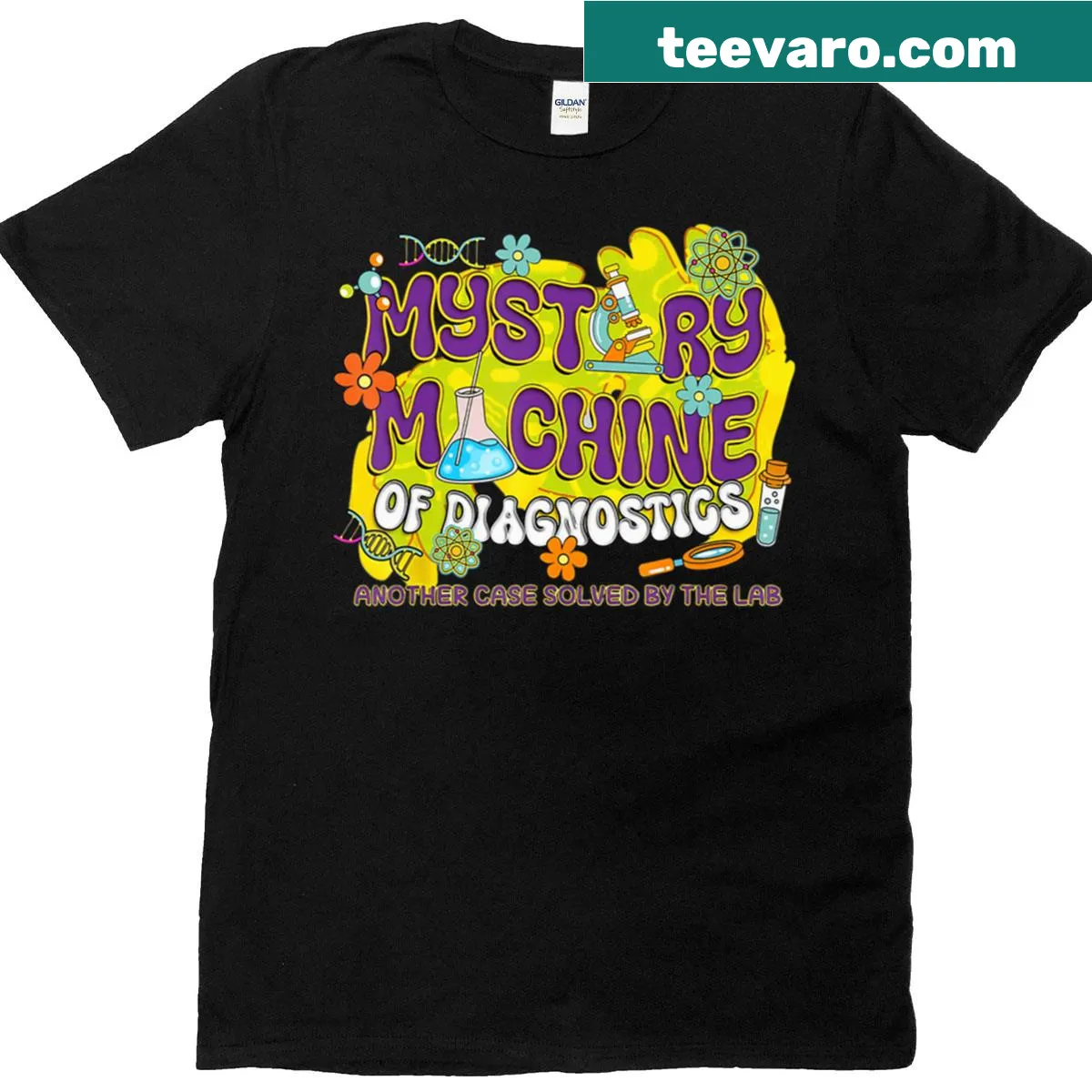 Phlebotomist Medical Lab Tech Appreciation T-shirt for Lab Week 2025 — on a men's t-shirt