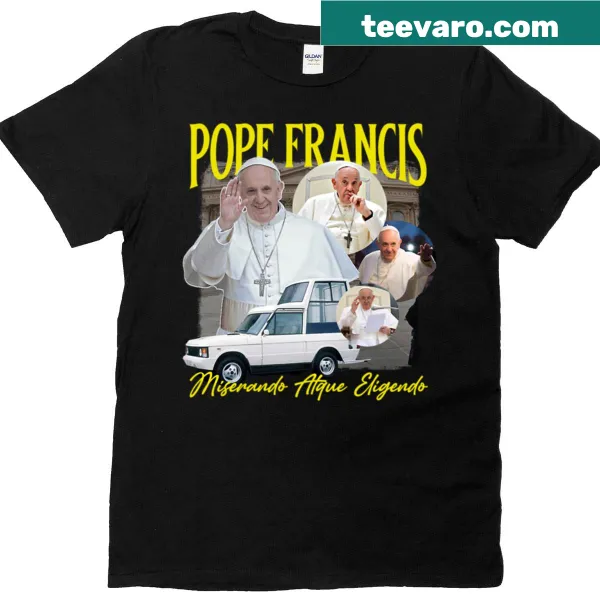 Pope Francis Vicar Of Christ T-shirt with a simple, meaningful graphic