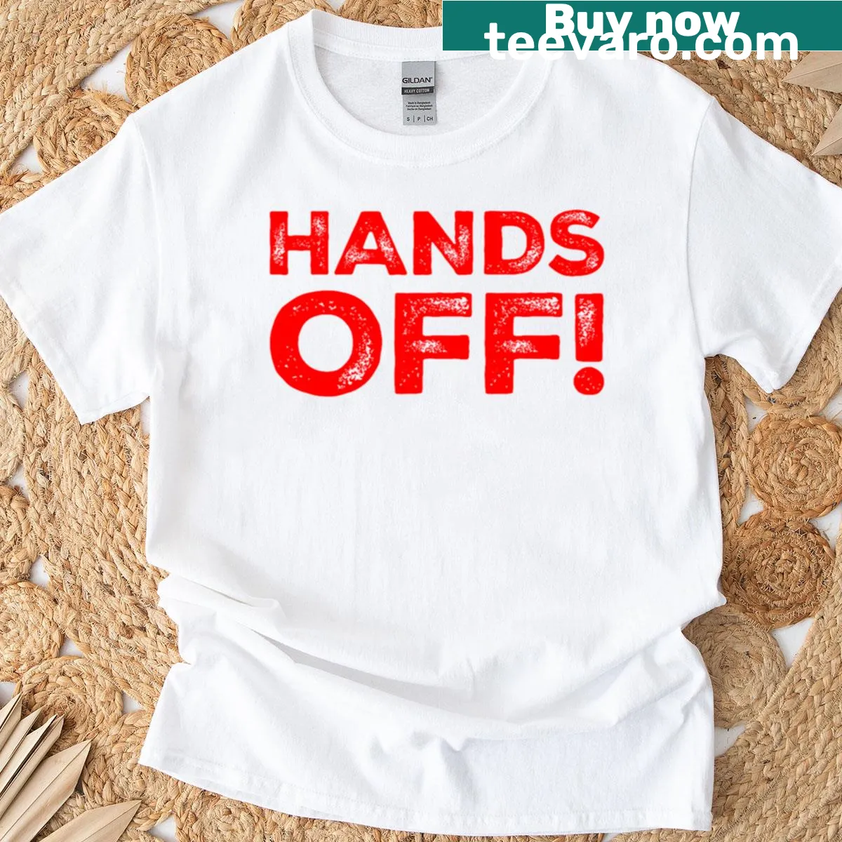 Vintage-style t-shirt with a protest graphic about social security. — on a men's t-shirt