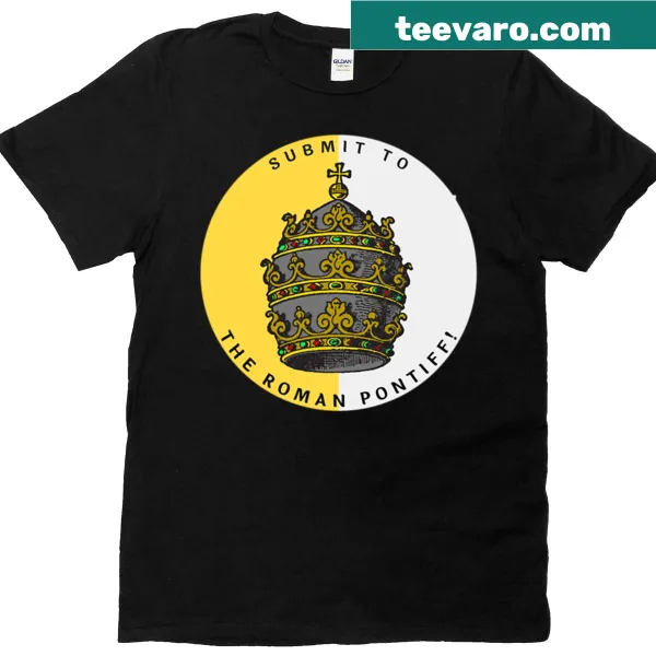 T-shirt with Roman Pontiff inspired design and emblem