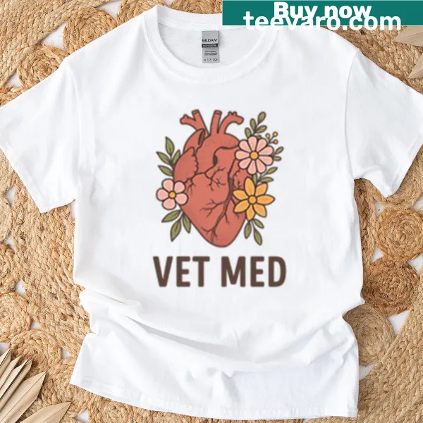 Veterinary medicine-themed typography T-shirt