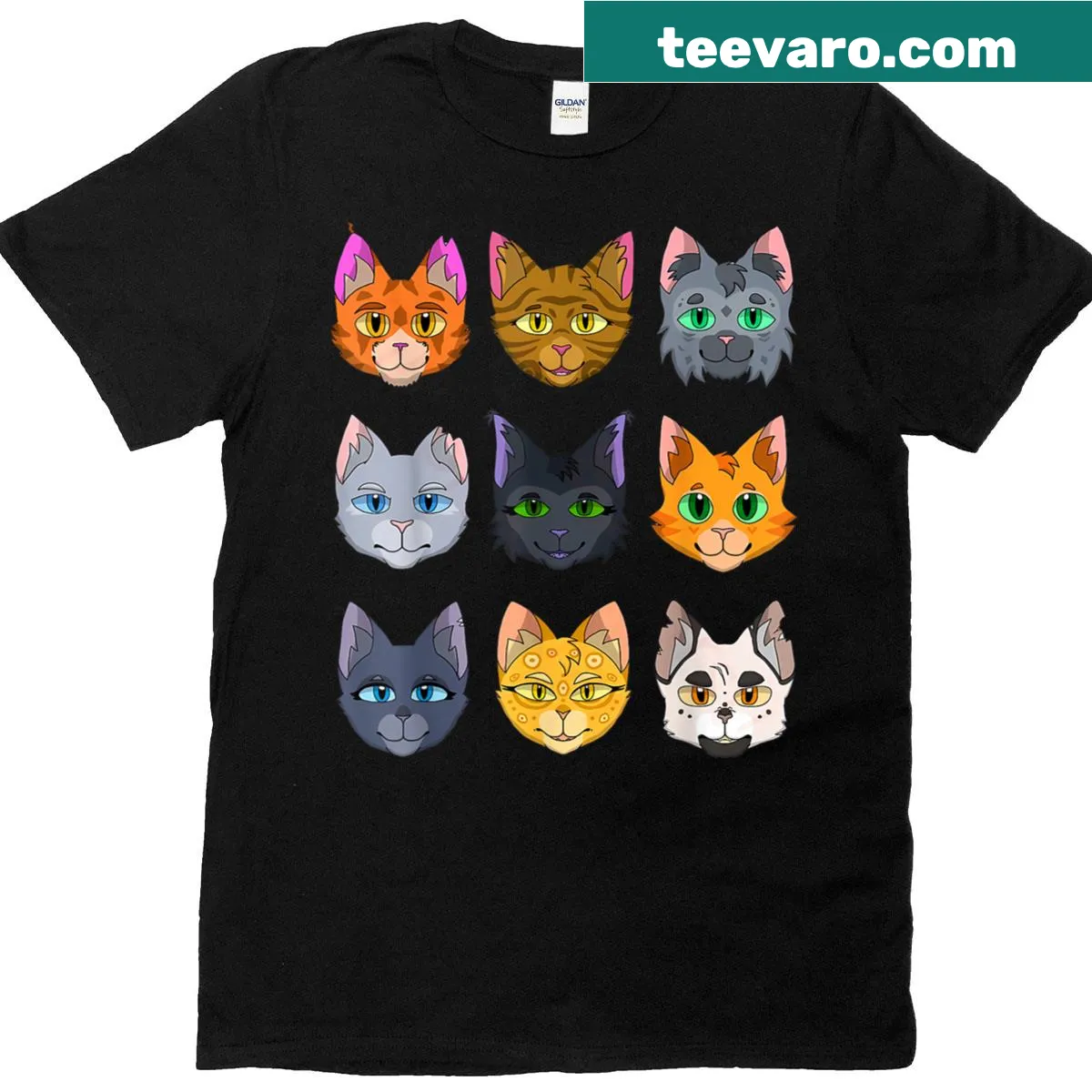 Playful T-shirt for cat lovers featuring plush cat toys — on a men's t-shirt