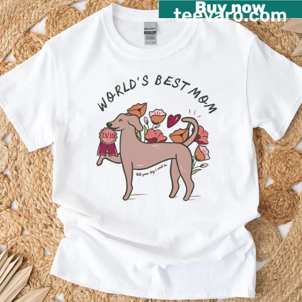 We Rate Dogs graphic T-shirt for dog lovers.