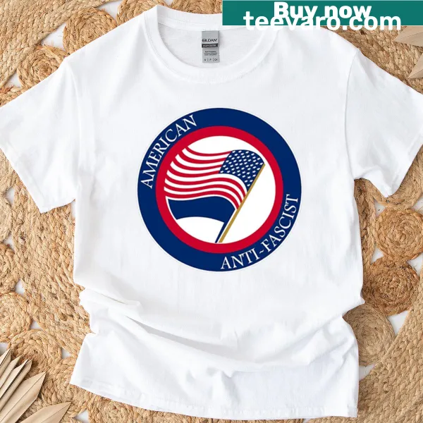 Bold American Anti-fascist t-shirt with powerful graphic design