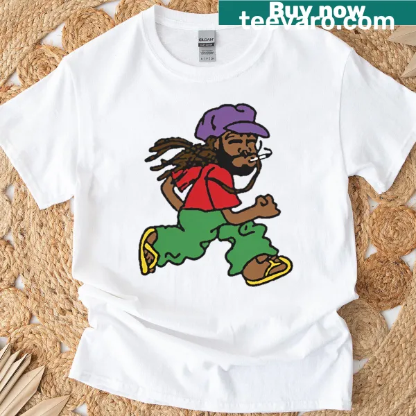 T-shirt featuring designs inspired by the artist Amine.
