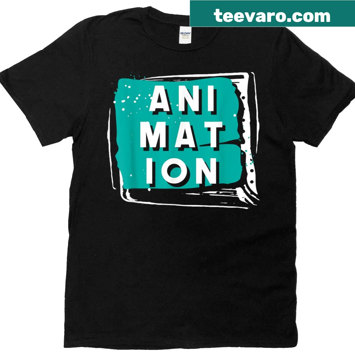 Animator tribute design on a T-shirt celebrating animation — on a men's t-shirt