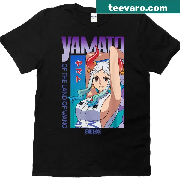 Illustration of Yamato from anime on a comfortable t-shirt