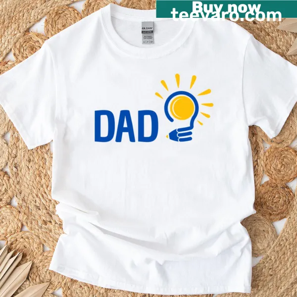 Humorous graphic depicting Bluey characters for dads