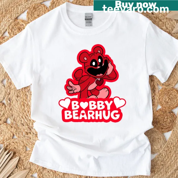 Cartoon bear graphic ready for a hug