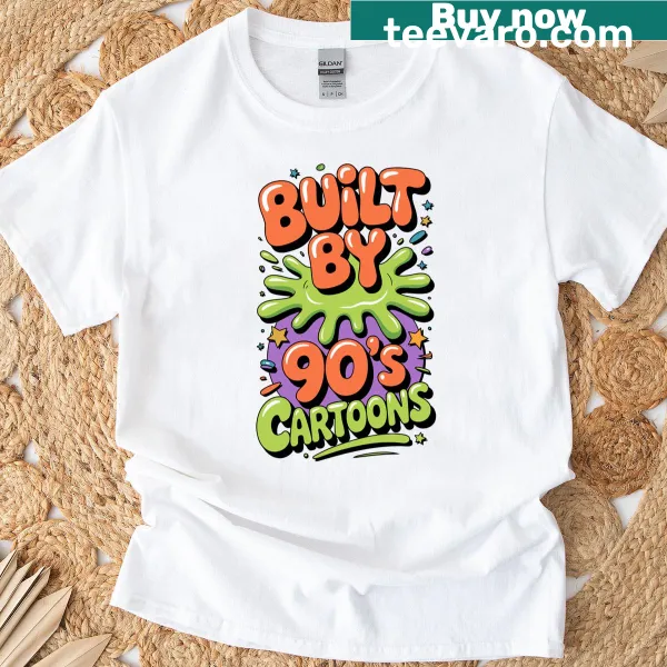 Nostalgic retro slime graphic honoring 90s cartoons
