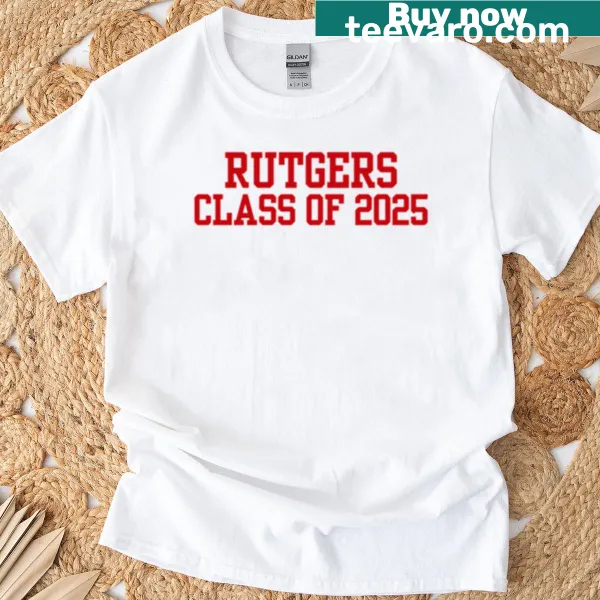 Class of 2025 Rutgers T-shirt with school logo