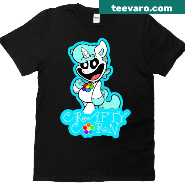Funny T-shirt with whimsical crafting creature illustration