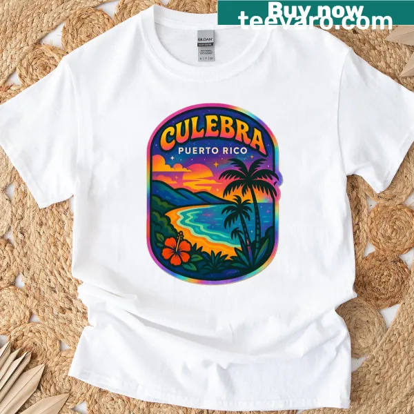 Stylish T-shirt celebrating the beauty of Culebra