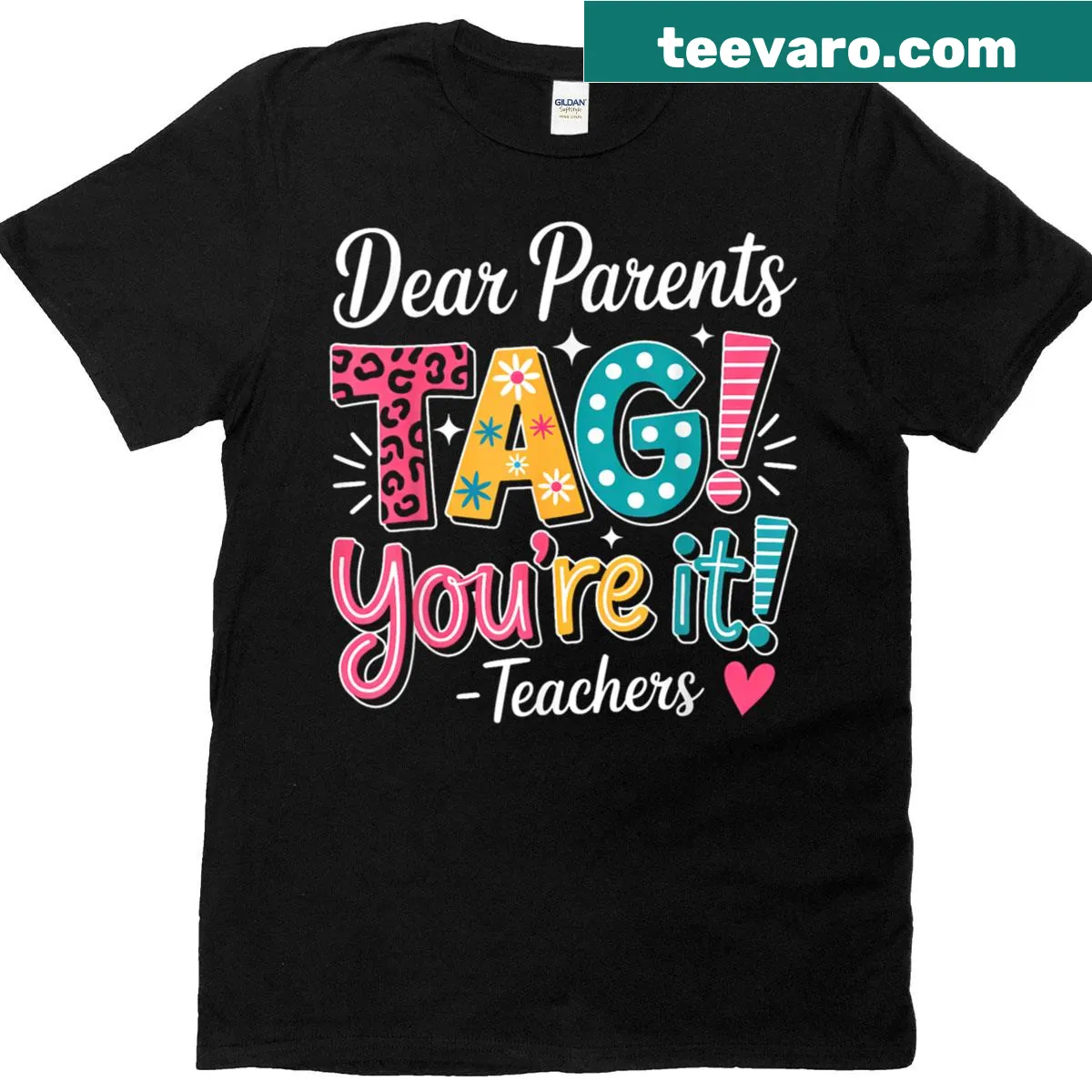 Teachers last day of school t-shirt with humorous graphics — on a men's t-shirt