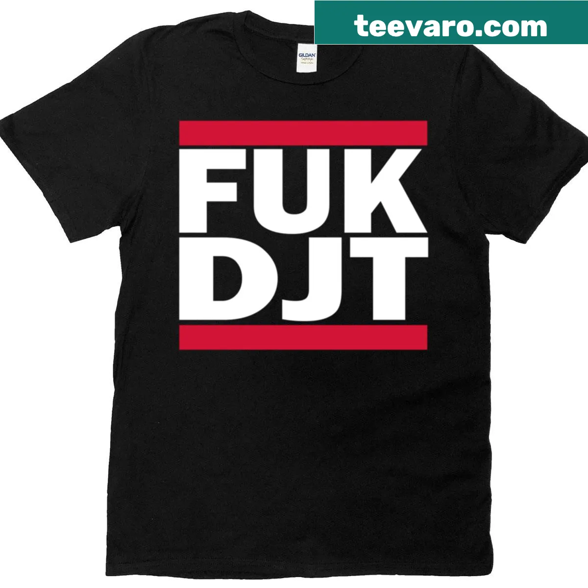 Edgy t-shirt featuring bold anti-political text — on a men's t-shirt