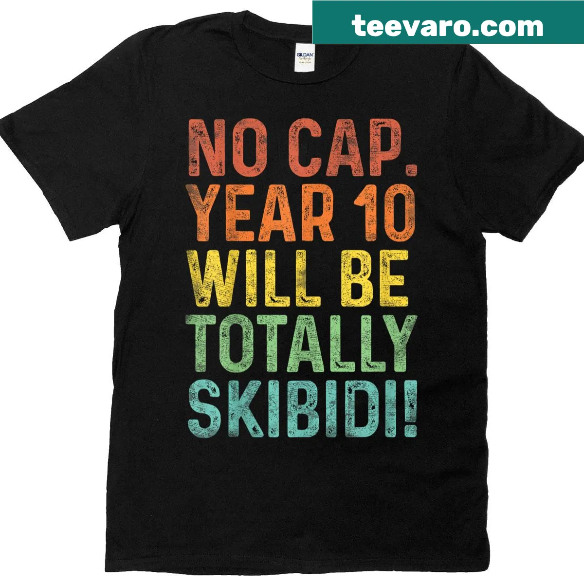 Birthday T-shirt for a 10-year-old boy celebrating his 10th birthday — on a men's t-shirt