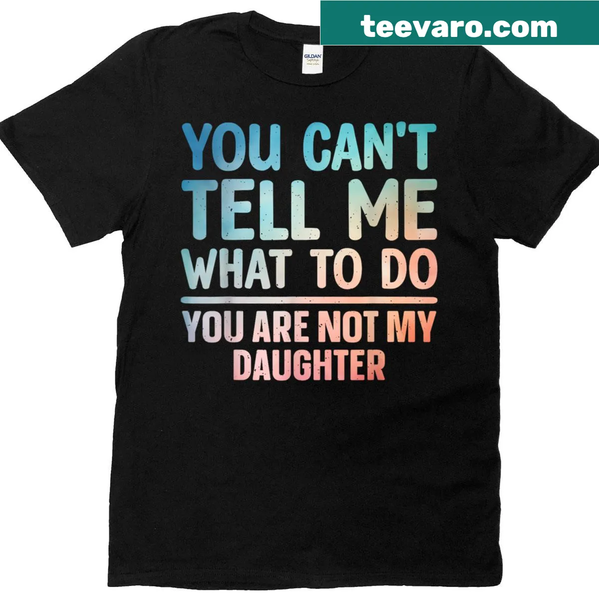 Humorous dad-themed T-shirt from daughter — on a men's t-shirt