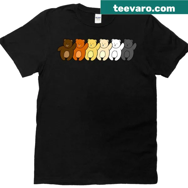Pride-themed t-shirt featuring bear graphic