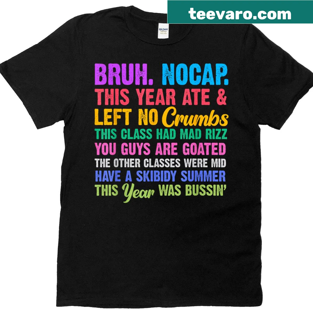 Funny T-shirt for teachers with modern slang celebrating the last day of school — on a men's t-shirt