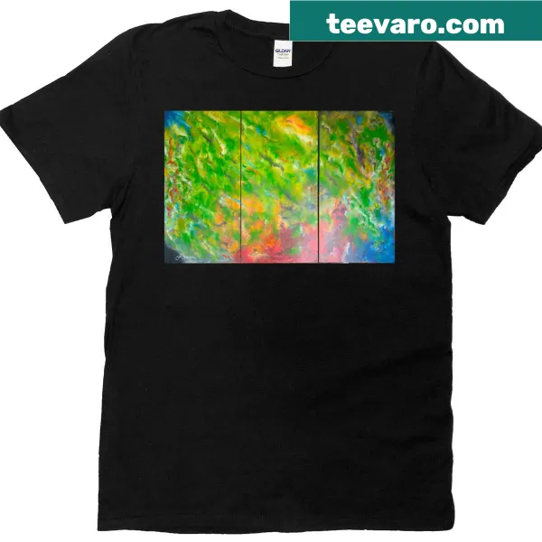 Oversized T-shirt featuring bold typography focused on green energy themes