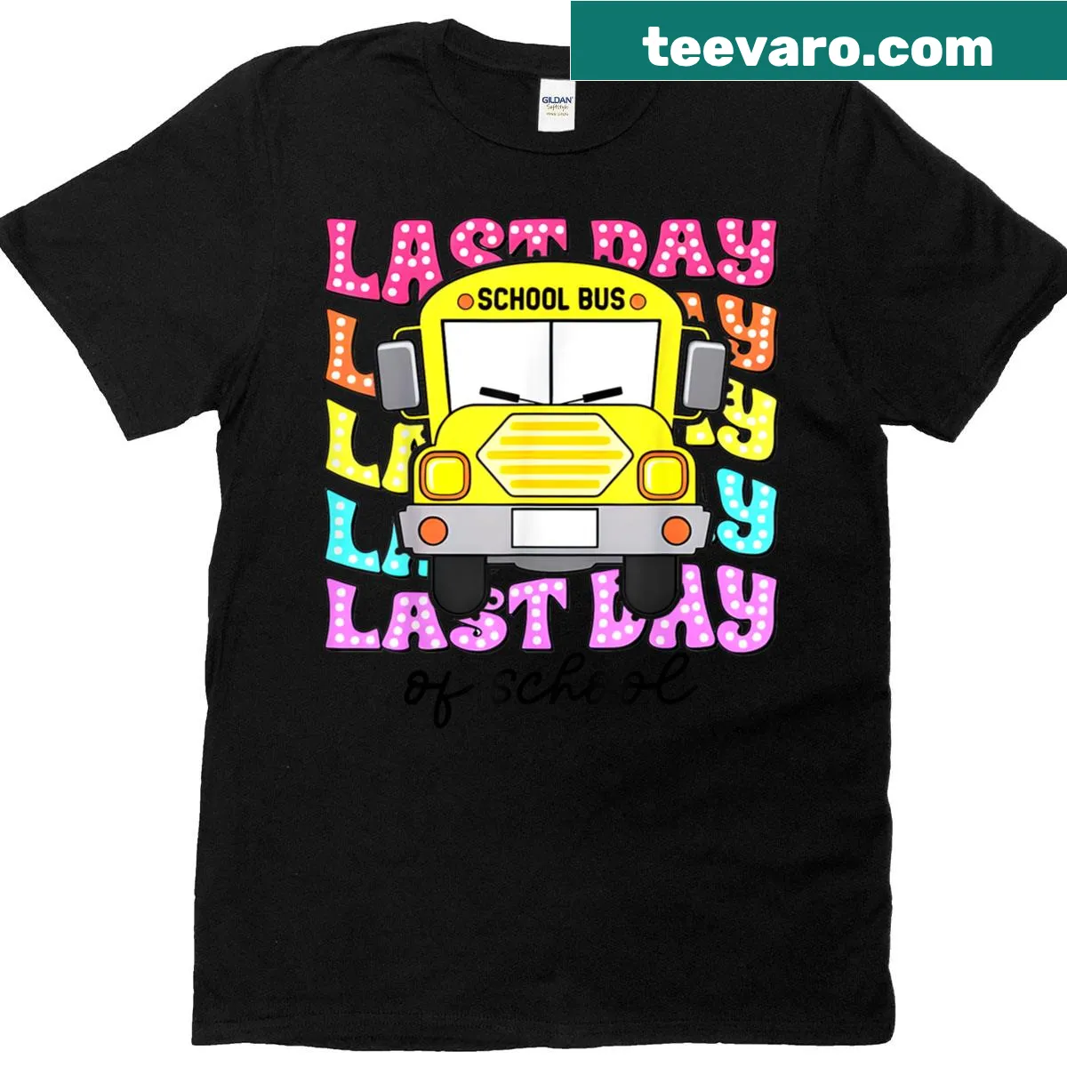 Funny last day of school t-shirt for teachers and students — on a men's t-shirt