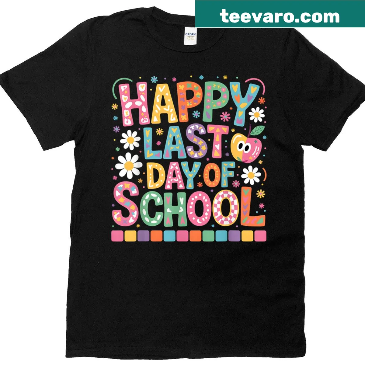 Last day of school t-shirt for students and teachers — on a men's t-shirt