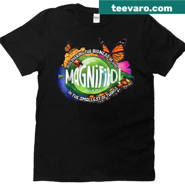 Christian T-shirt for VBS 2025 with inspirational faith message.
