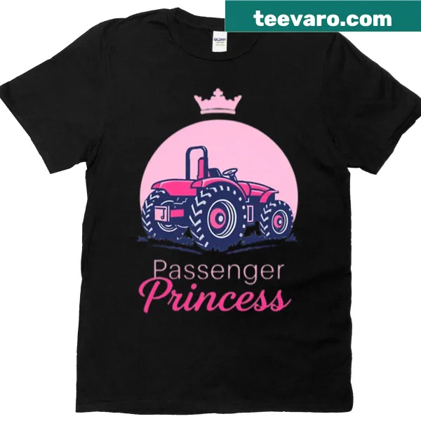 T-shirt with 'Passenger Princess' playful typography