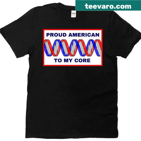 Patriotic T-shirt with a strong statement about pride in America
