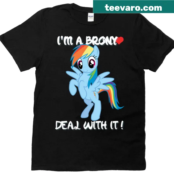 Lively Rainbow Dash illustration T-shirt for fans