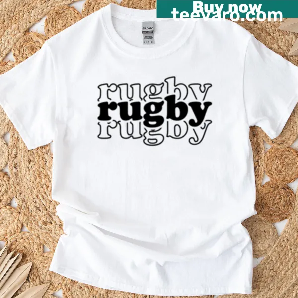 Funny rugby lover vintage t-shirt with playful graphic