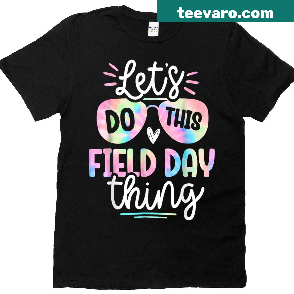 Fun t-shirt celebrating school field day activities — on a men's t-shirt