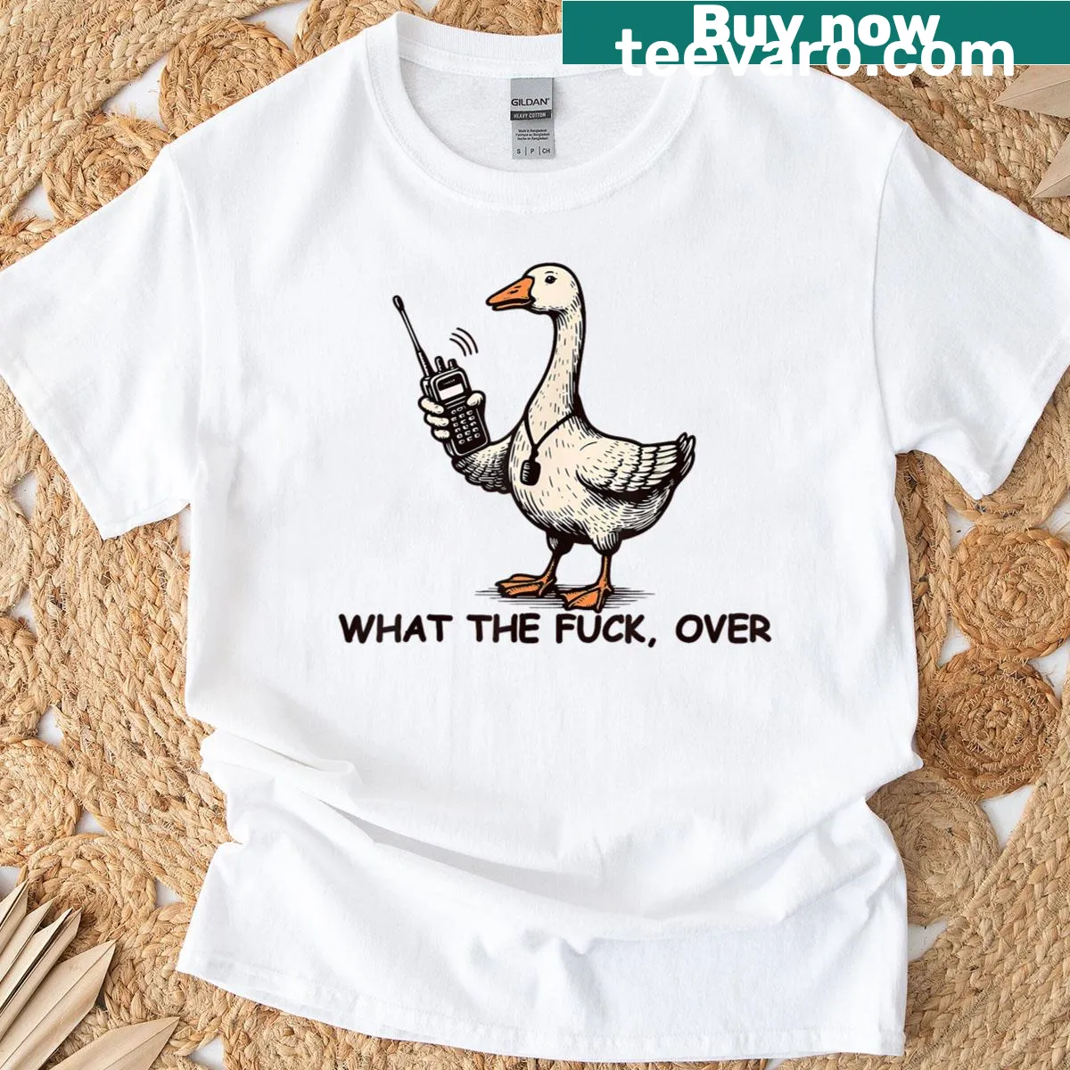 Funny dog-themed t-shirt with humorous text — on a men's t-shirt