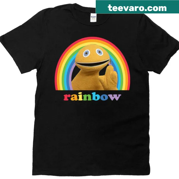 Zippy Rainbow T-shirt featuring a colorful rainbow graphic