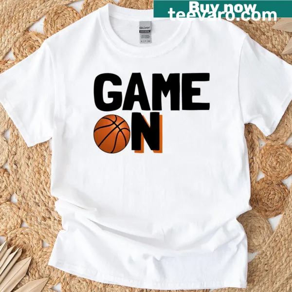 T-shirt with playful typography for basketball enthusiasts