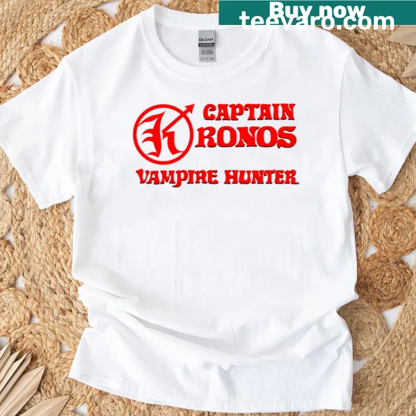 Captain Kronos Vampire Hunter t-shirt with classic horror illustration