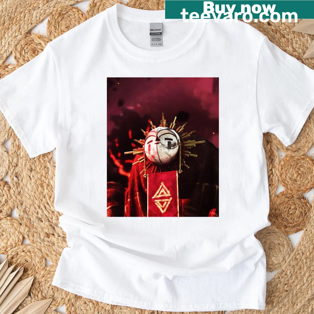 Graphic from Clair Obscur Expedition 33 on T-shirt — on a men's t-shirt