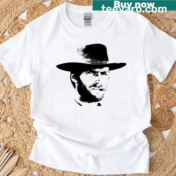 Retro Clint Eastwood T-shirt featuring iconic graphic design