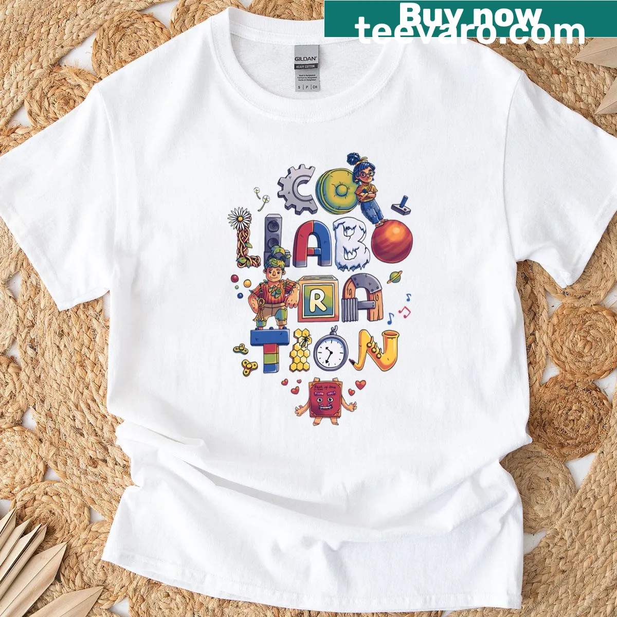 Couples T-shirt with 'It Takes Two' phrase — on a men's t-shirt