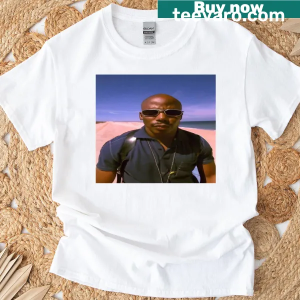 Charming beach graphic T-shirt featuring Doakes Beach scenery