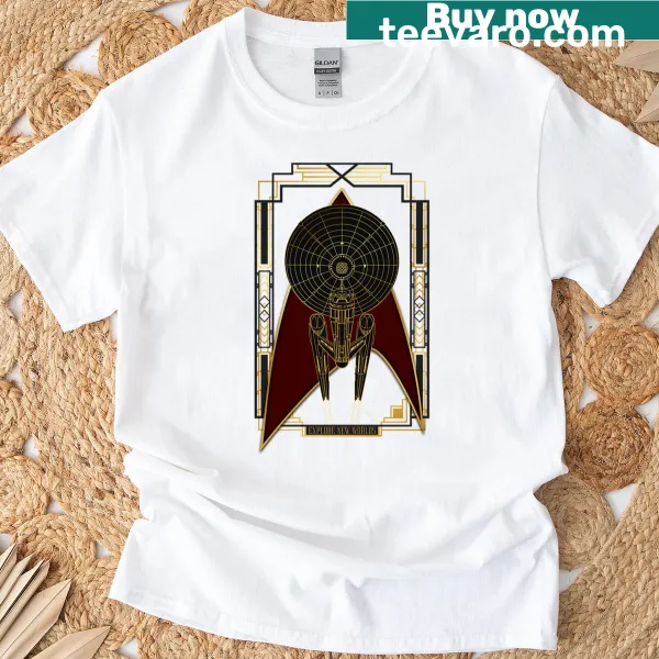 Imaginative T-shirt inviting exploration of new worlds