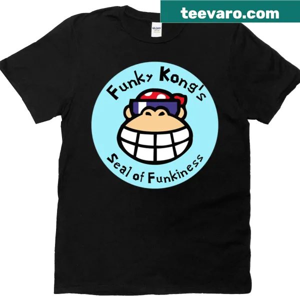 Cartoon seal with a playful expression on a t-shirt.