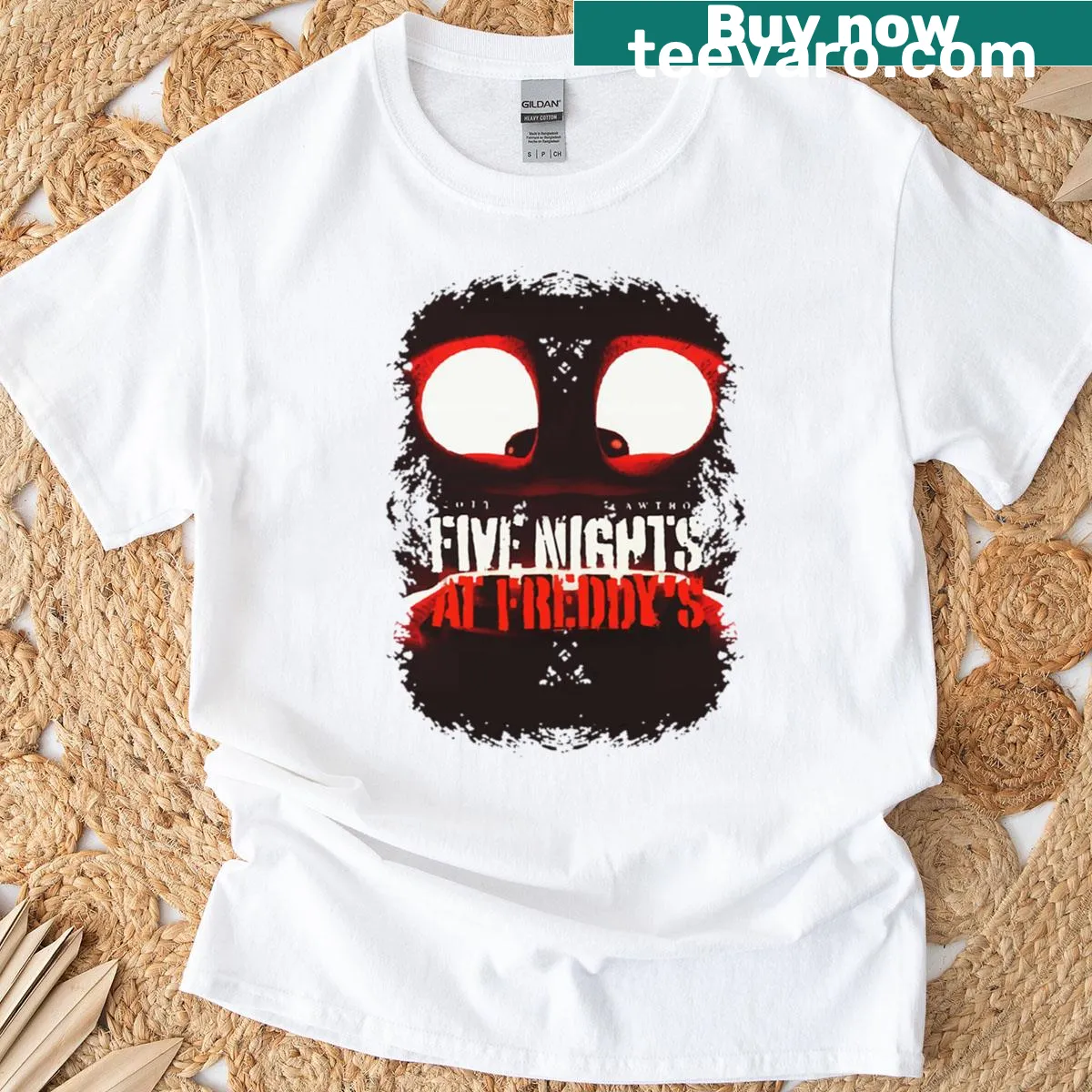 Funny T-shirt inspired by Five Nights At Freddy's — on a men's t-shirt