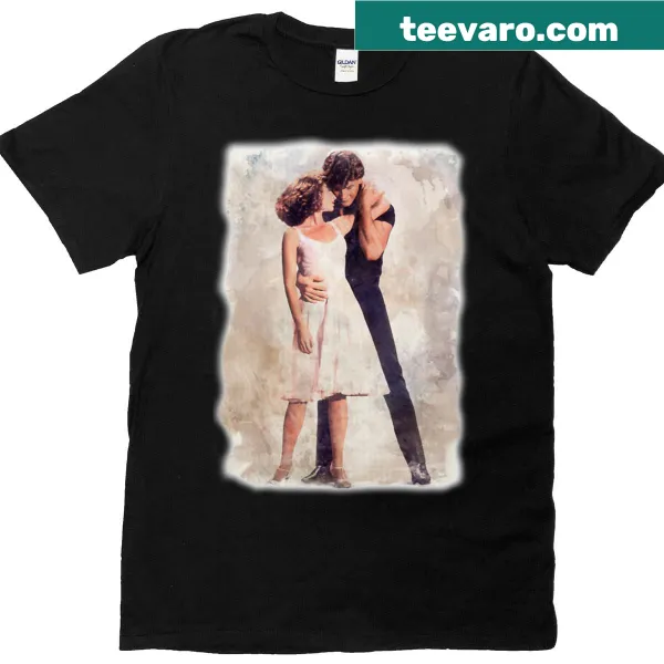 Watercolor T-shirt featuring Johnny and Babe from Dirty Dancing.