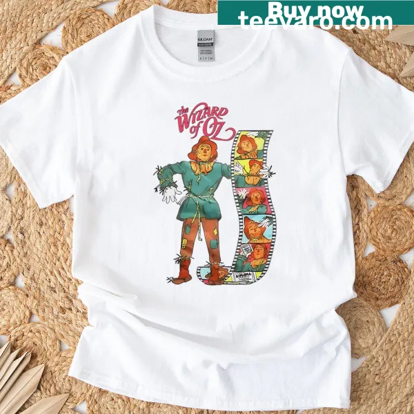 T-shirt with whimsical artwork inspired by Jonathan Bailey's Wizard Of Oz